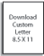 Download Custom Letter - 8.5 x 11